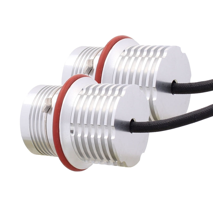 MZ E39 60W 2000LM 12 XB-D LED Car Angel Eyes White Daytime Running Light for BMW 1/ 3 / 6 / 7 / X3/ X5 Series, DC 12-24V, 1 Pair