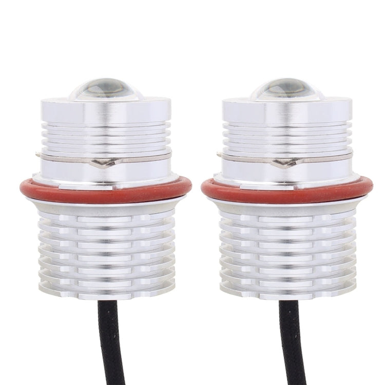 MZ E39 60W 2000LM 12 XB-D LED Car Angel Eyes White Daytime Running Light for BMW 1/ 3 / 6 / 7 / X3/ X5 Series, DC 12-24V, 1 Pair