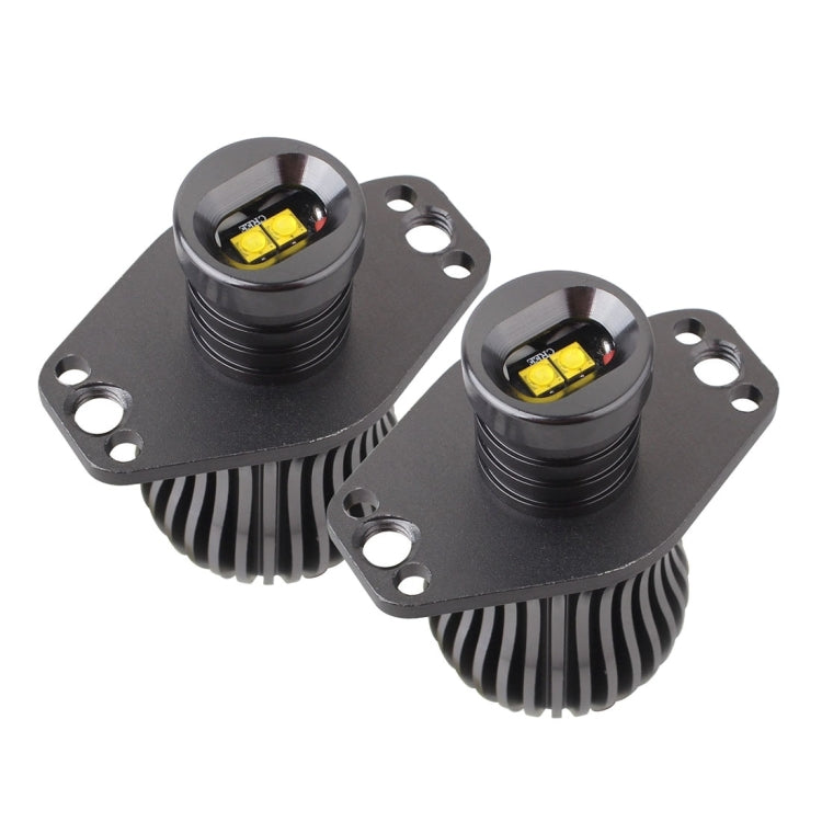 MZ E90 10W 600LM 2 XT-E LED Car Angel Eyes White Daytime Running Light for BMW 3 Series (03.2005-09.2008), DC 12-24V, 1 Pair