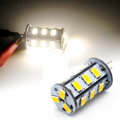 G4 Warm White Car Signal Light Bulb, 18 LED 5730 SMD, DC 10-30V / AC 8-18V