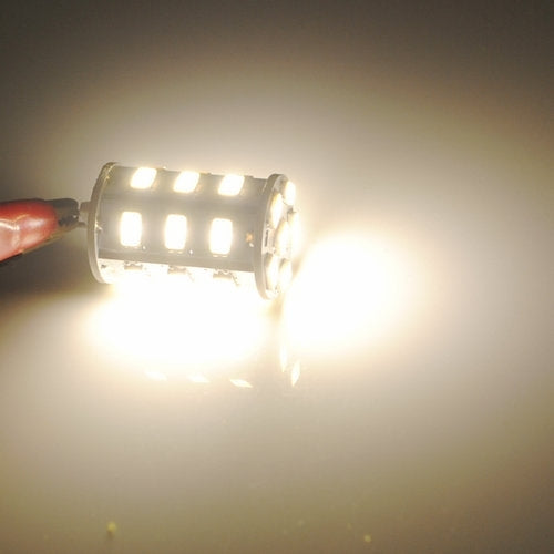 G4 Warm White Car Signal Light Bulb, 24 LED 5730 SMD, DC 10-30V / AC 8-18V