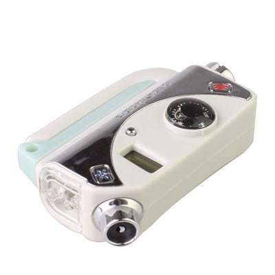 7 in 1 Emergency Tool (Glass Breaker / Seat Belt Cutter / Sonic Alarm / LED Flashlight / Emergency Flasher / Thermometer / Digital Tire Gauge)(Silver)