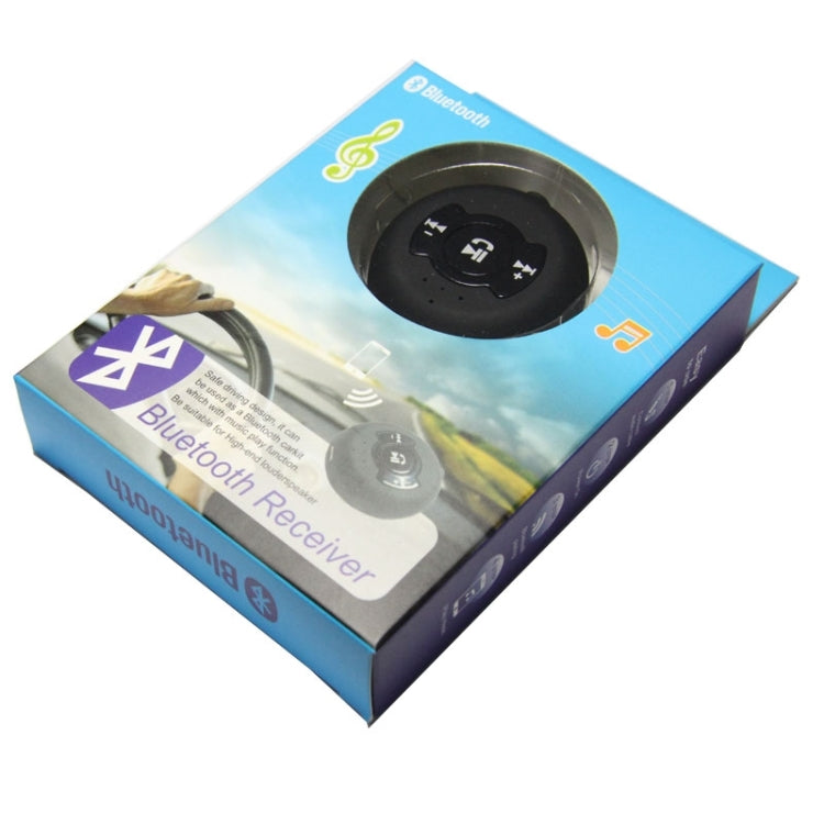 Universal Multi-point (2-in-1) Car Bluetooth Music Receiver(Black)