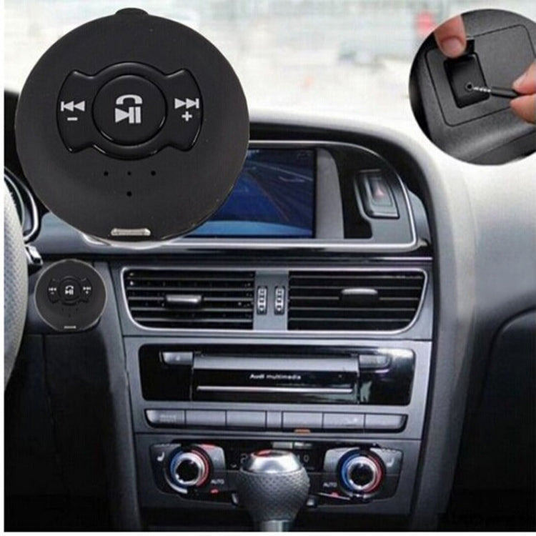 Universal Multi-point (2-in-1) Car Bluetooth Music Receiver(Black)