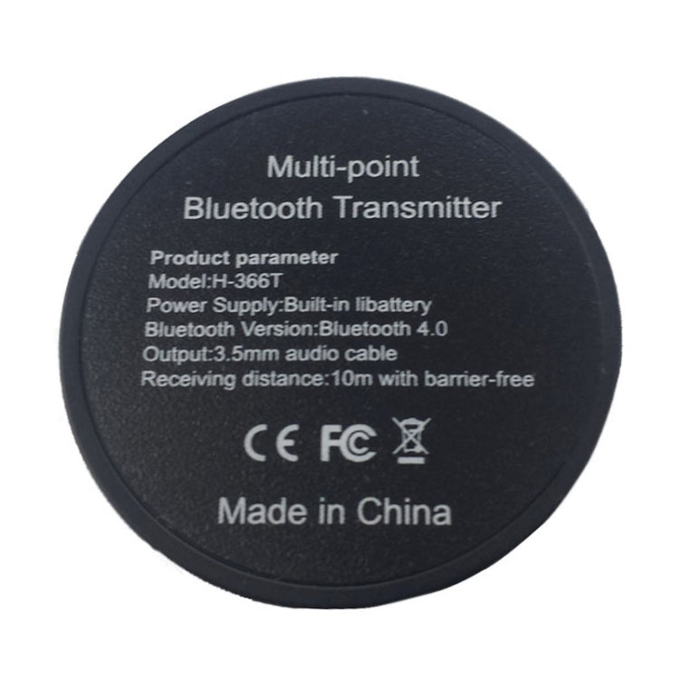 Multi-Point Car Bluetooth Audio Transmitter(Black)