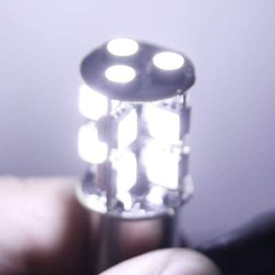 1157 White 19 LED 5050 SMD Car Signal Light Bulb (Pair)