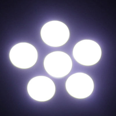 1157 White 6 LED 5050 SMD Car Signal Light Bulb (Pair)