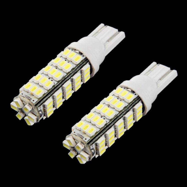 2 PCS T10 White 66 LED SMD 3020 Car Signal Light Bulb