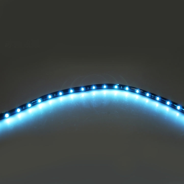 10 PCS 60cm 30 LED Waterproof Flexible Car Strip Light, DC 12V