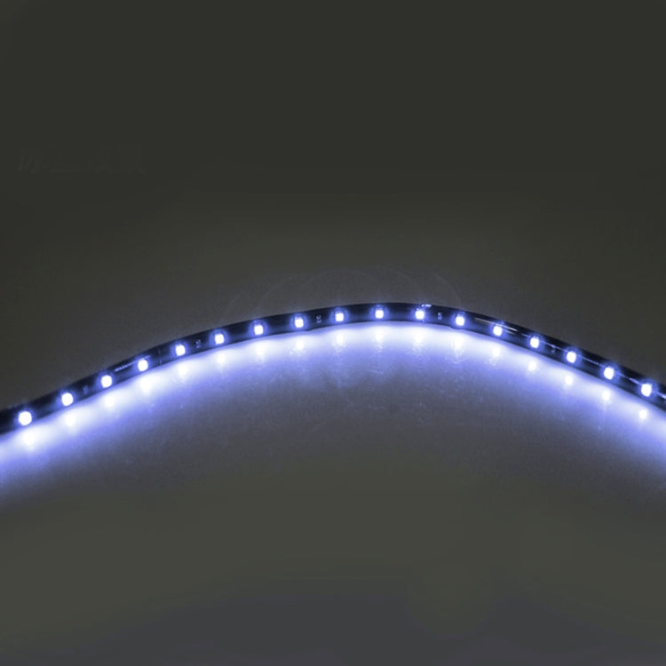 10 PCS 60cm 30 LED Waterproof Flexible Car Strip Light, DC 12V