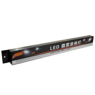 56cm RGB 48 LED Piranha Car Knight Rider Strip Light with Infrared Remote Controller, 13 Modes of Scanning