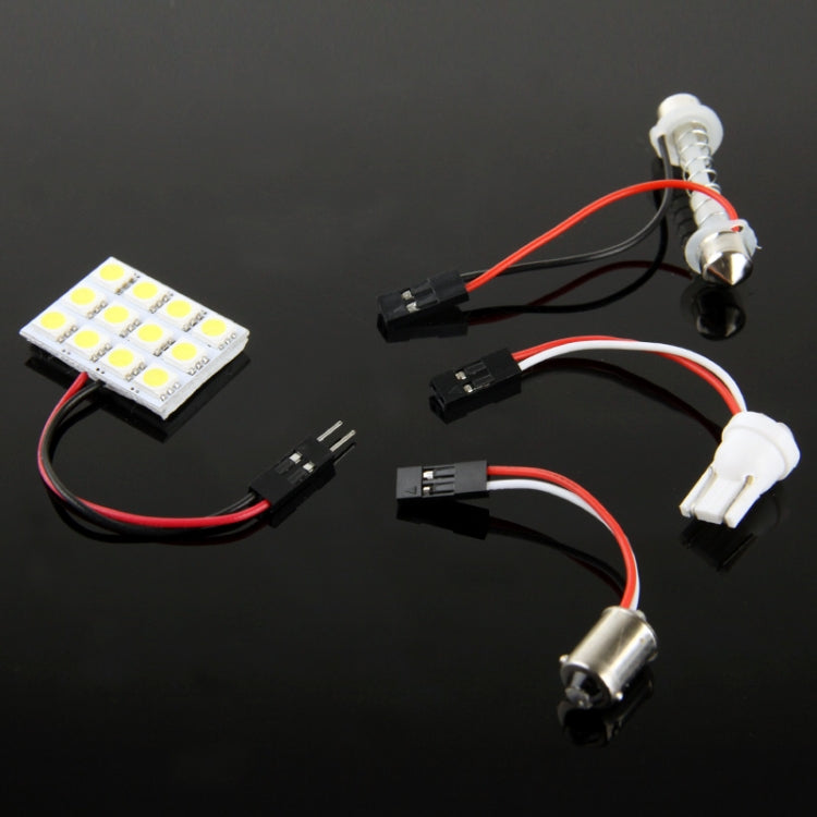 White 12 LED 5050 SMD Car Interior Lamp