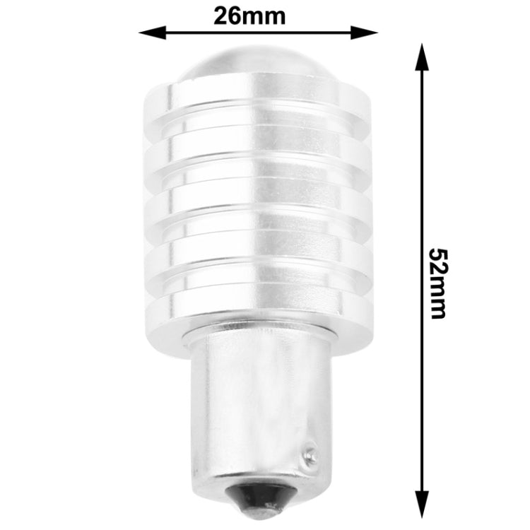 1156 6W White Light LED Fog Light for Vehicles, DC 12V