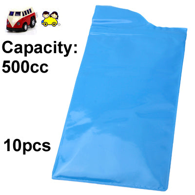10Pcs Disposable Urine Bag Lightweight Easy To Use For Both Men & Women(Blue)