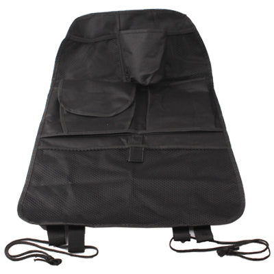 Six Pocket Back-seat Organizer with Umbrella Holder(Black)
