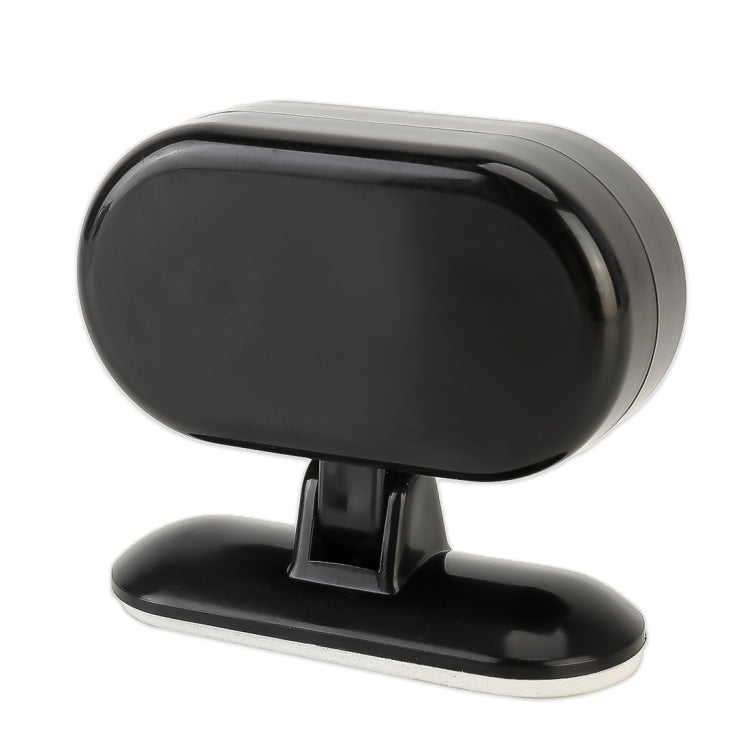 2 in 1 Guide Ball Car Guidance Compass Thermometer Cars Auto Dashboard(Black)