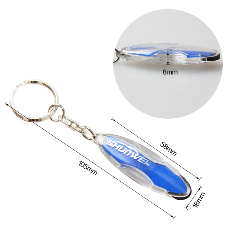 Car Portable Anti-Static Keychain Discharger Static Elimination Key Ring for Car Auto Vehicle (Random Color Delivery)