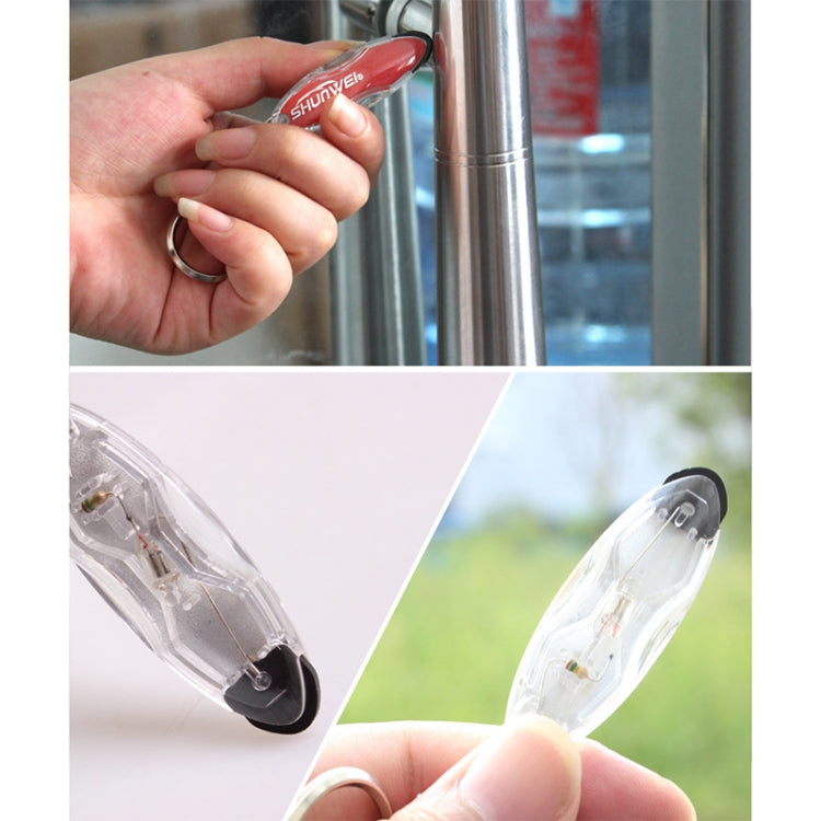 Car Portable Anti-Static Keychain Discharger Static Elimination Key Ring for Car Auto Vehicle (Random Color Delivery)