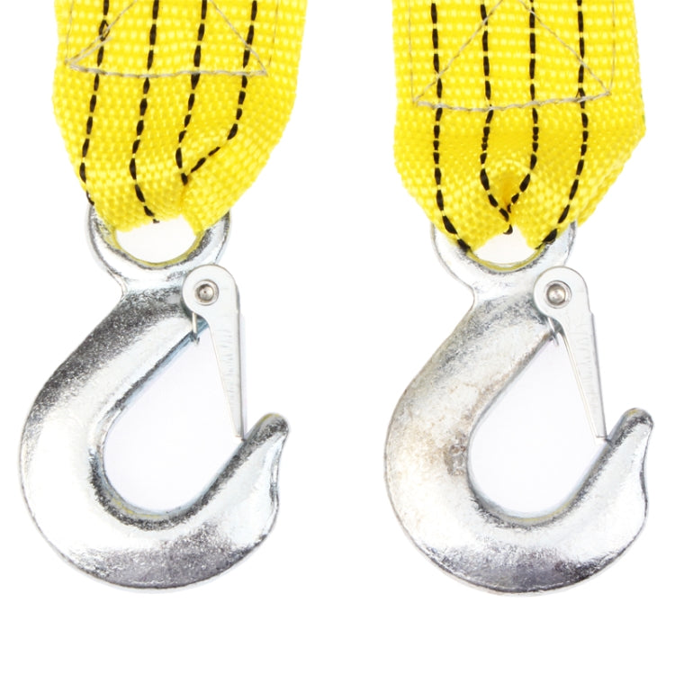 3 Tons Vehicle Towing Cable Rope, Length: 3m(Yellow)