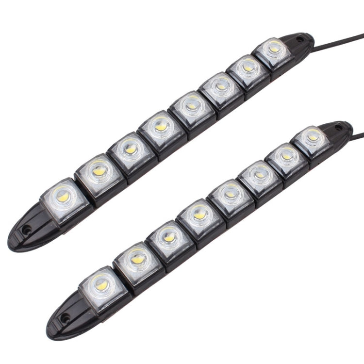 2 PCS  4W 8 LED SMD 5050 Flexible Snake LED Car Daytime Running Lights, DC 12V