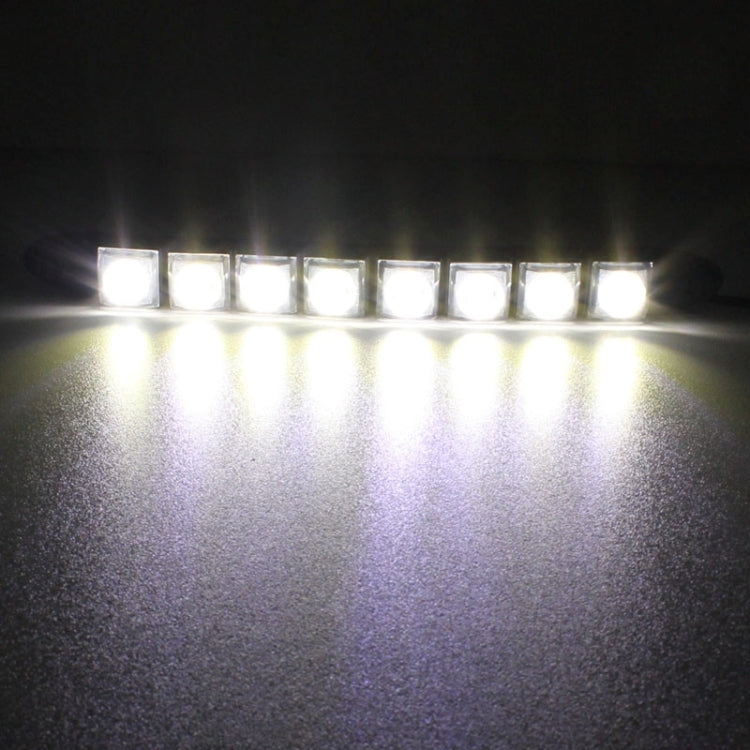 2 PCS  4W 8 LED SMD 5050 Flexible Snake LED Car Daytime Running Lights, DC 12V