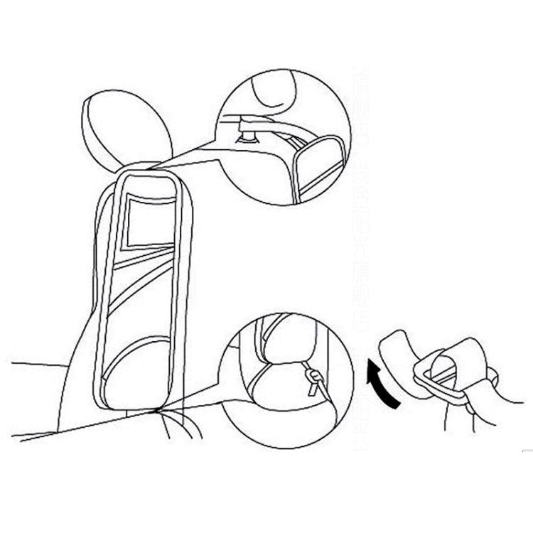 Multifunction Car Seat Chair Side Multi Pockets Storage Bag