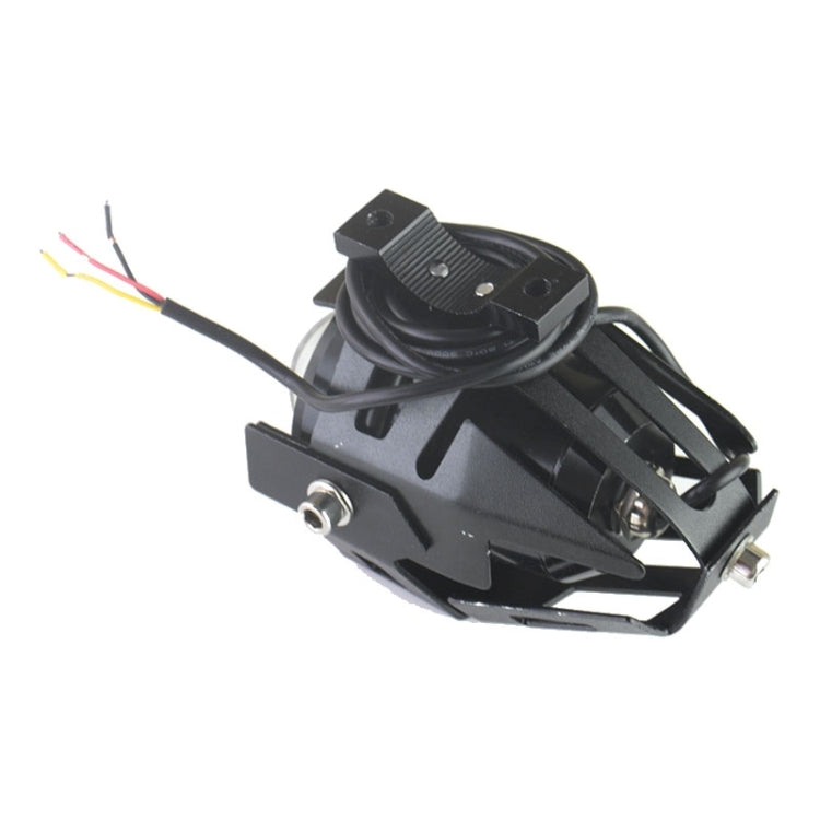 U5 125W 3000LM CREE-RGB LED Waterproof IP67 Headlamp Light with Angel Eyes Light for Motorcycle / SUV, DC 12V-80V