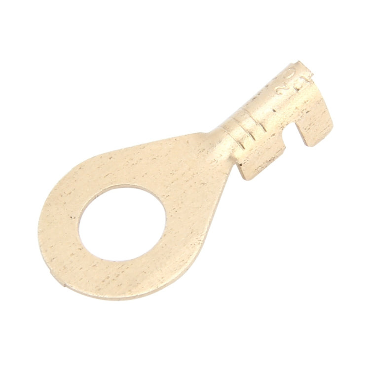 100pcs 6.0mm DIY Ring Terminal Connectors, Cable size: 1-2.6mm2 (100pcs in one packaging, the price is for 100pcs)