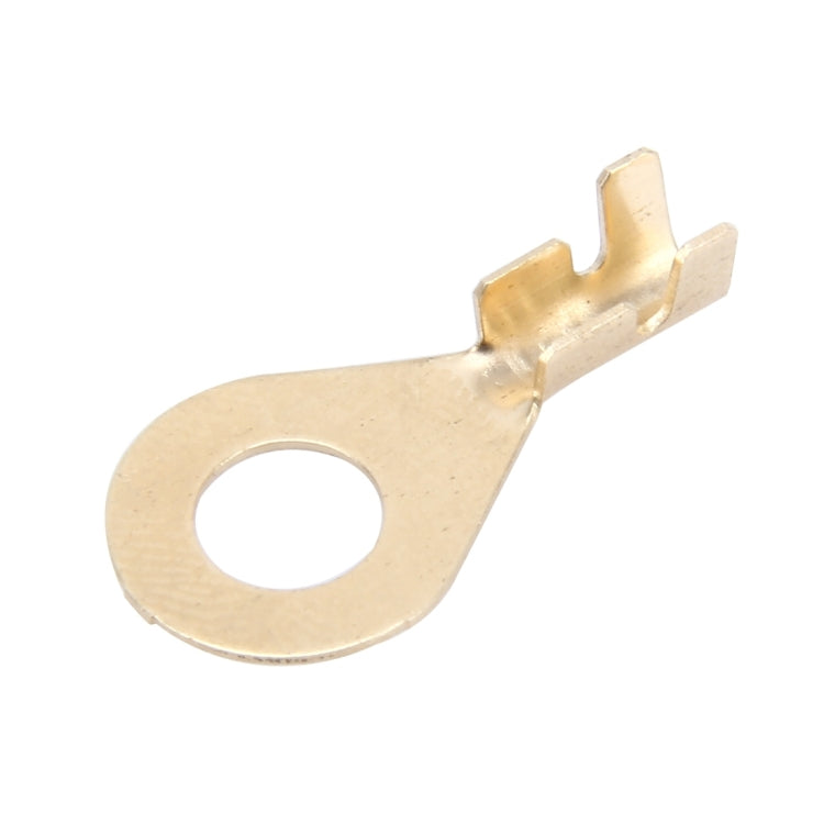 100pcs 6.0mm DIY Ring Terminal Connectors, Cable size: 1-2.6mm2 (100pcs in one packaging, the price is for 100pcs)