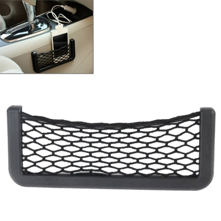 Car Net Pockets 20cm x 8cm Automotive Storage String Bag with Adhesive