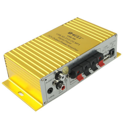 USB / SD / MMC card / DVD / CD / MP3 2 Channel Output Power Amplifier, Digital Player 20W + 20W (MA-180)
