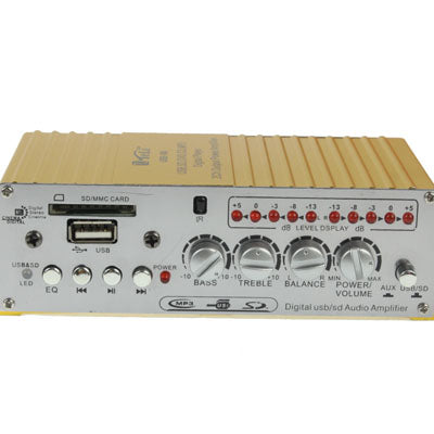 USB / SD / MMC card / DVD / CD / MP3 2 Channel Output Power Amplifier, Digital Player 20W + 20W (MA-180)