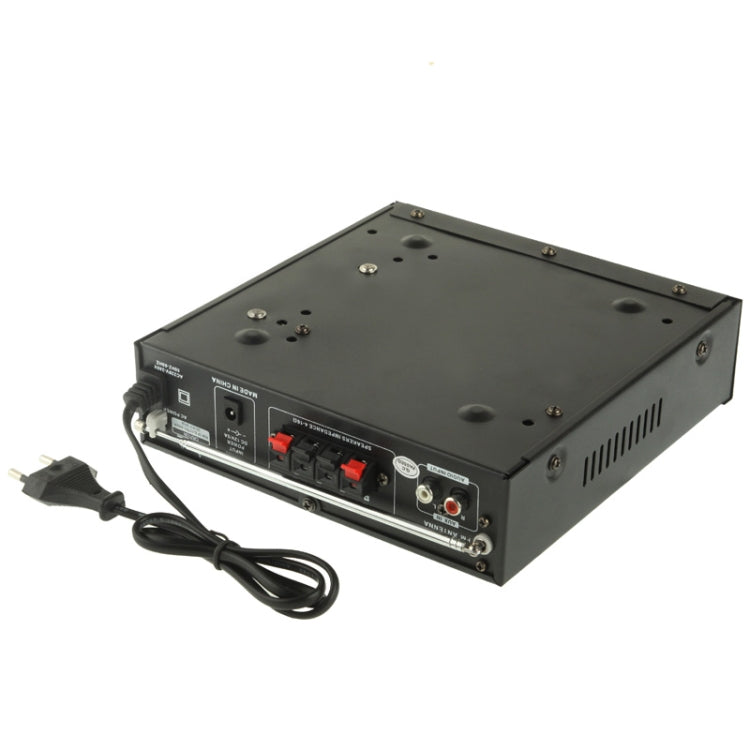 AK-901 Stereo Audio Karaoke Power Amplifier with Remote Control, Support SD Card / USB Flash Disk / FM Radio(Black)