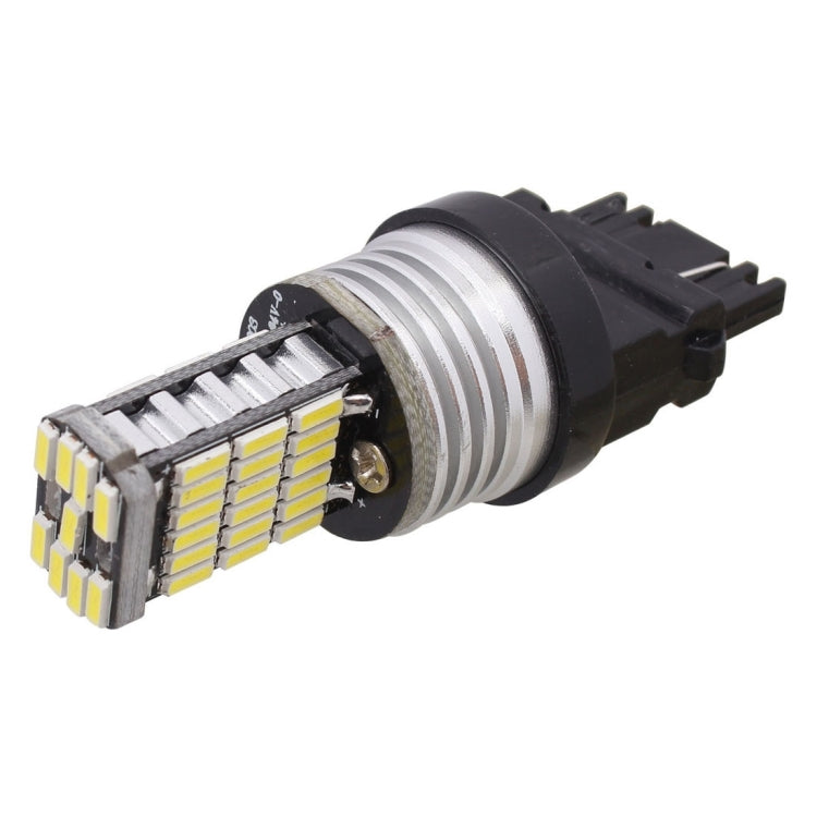 2 PCS T25 3156 9W 450LM White Light 45 LED 4014 SMD Car Brake Light Reverse Lamp Parking Light Bulb, DC 12V