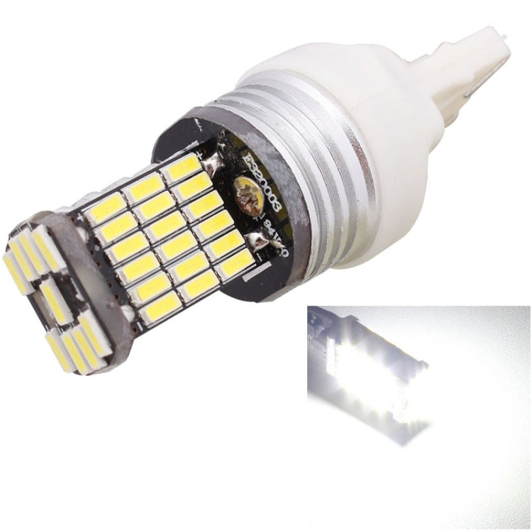 2 PCS T20 W21/5W 7443 9W 450LM White Light 45 LED 4014 SMD Car Brake Light Rear Driving Lamp Bulb, DC 12V