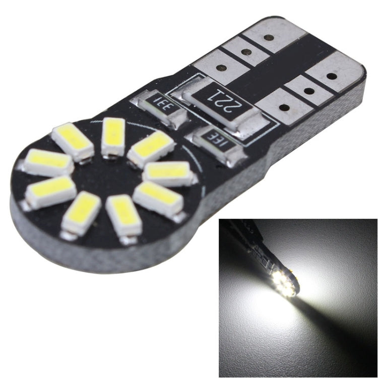 2 PCS T10 2W 216LM White Light 18 LED SMD 3014 Canbus Decode Car Clearance Lights Lamp, DC 12V
