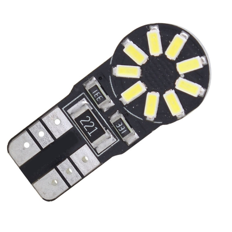 2 PCS T10 2W 216LM White Light 18 LED SMD 3014 Canbus Decode Car Clearance Lights Lamp, DC 12V