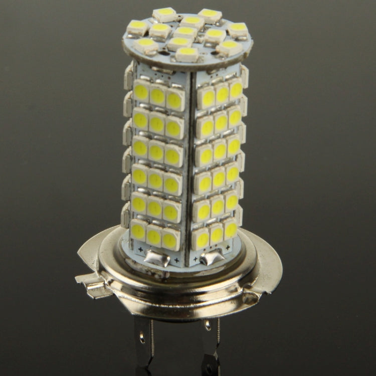 H7 White 102 LED 3528 SMD Car Signal Light Bulb, DC 12V