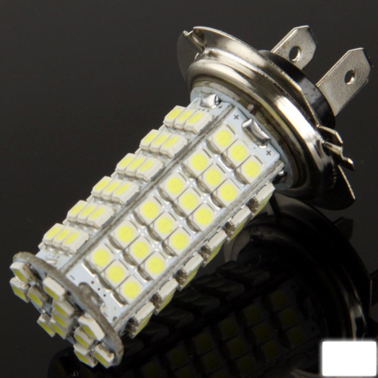 H7 White 102 LED 3528 SMD Car Signal Light Bulb, DC 12V