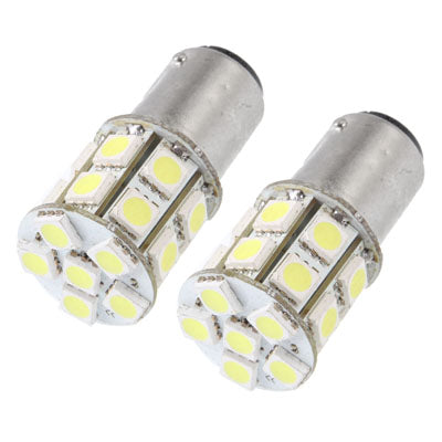 1157 White 20 LED 5050 SMD Car Signal Light Bulb, DC 12V (Pair)