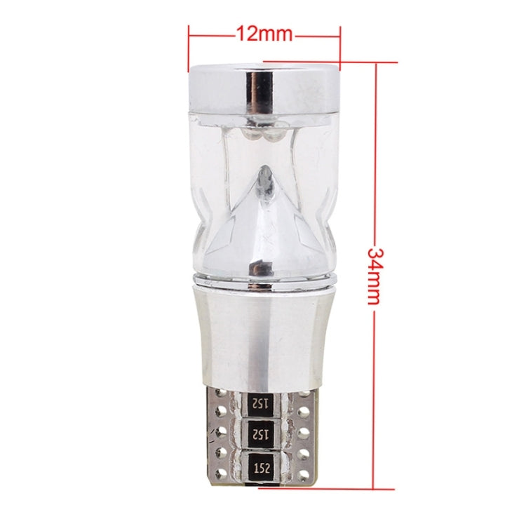 MZ T10 15W XP-D 3 LED 1200LM Ice Blue Light 495nm Decoded Car Clearance Lights Lamp, DC 9-18V