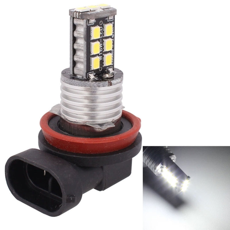 2 PCS H8 3W White LED 300LM SMD 2835 Car Rear Fog Lamp / Backup Light for Vehicles, DC 12V