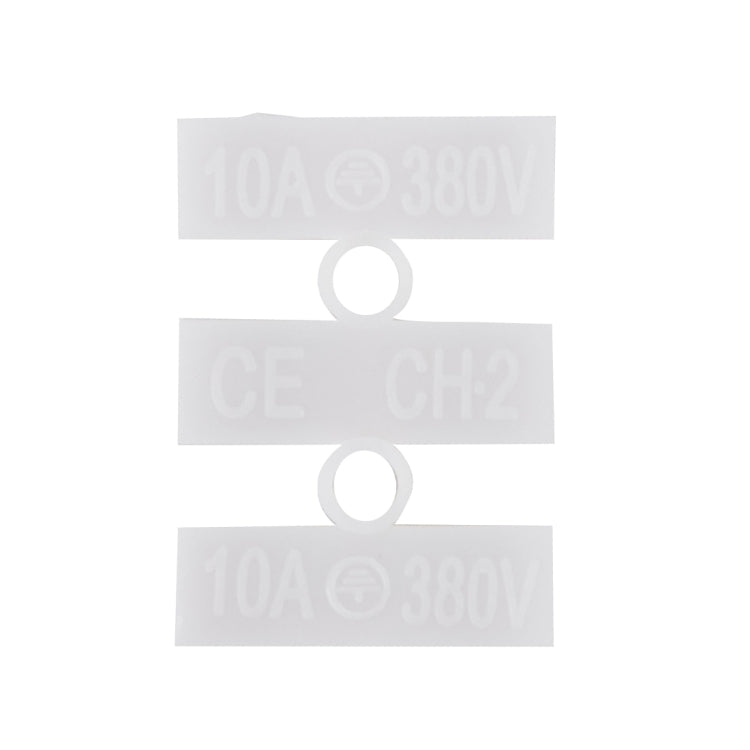 100 PCS 3 Way Push Quick Cable Connector Terminal Wiring Terminal 220V 2A(White)