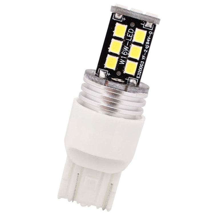 2 PCS T20 Double Wires 3W White LED 300LM SMD 2835 Car Rear Fog Lamp / Backup Light for Vehicles, DC 12V