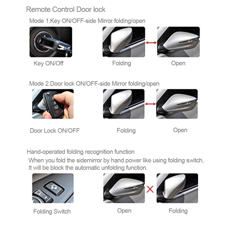 NipponPower AFS-001 Auto Mirror Folding Kit for TOYOTA / SUBARU