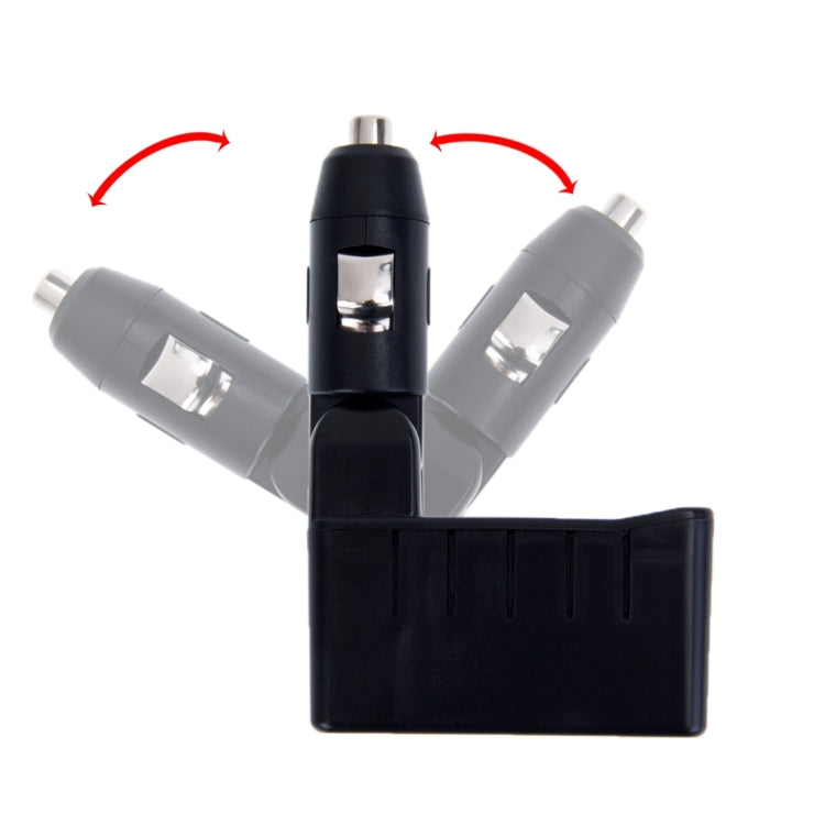 AJ-421 180 Degrees Moving Head 4.4A Max 4 Ports USB Car Charger Adapter for iPhone 6 & 6s / iPad Air 2