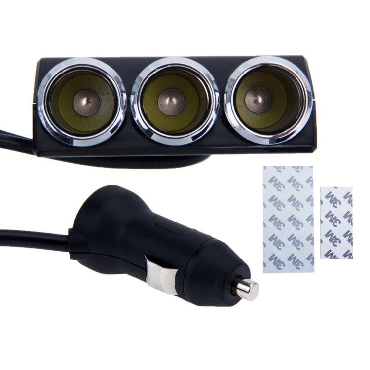 Kashimura KX-144 3 in 1 Separate Switch Socket Car Power Adapter Car Cigarette Lighter
