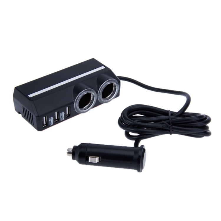 Kashimura DK-16 3 Ports USB 4.2A Max 2 Ports Cigarette Lighter Socket Car Charger for iPhone 6 & 6s / iPad Air 2