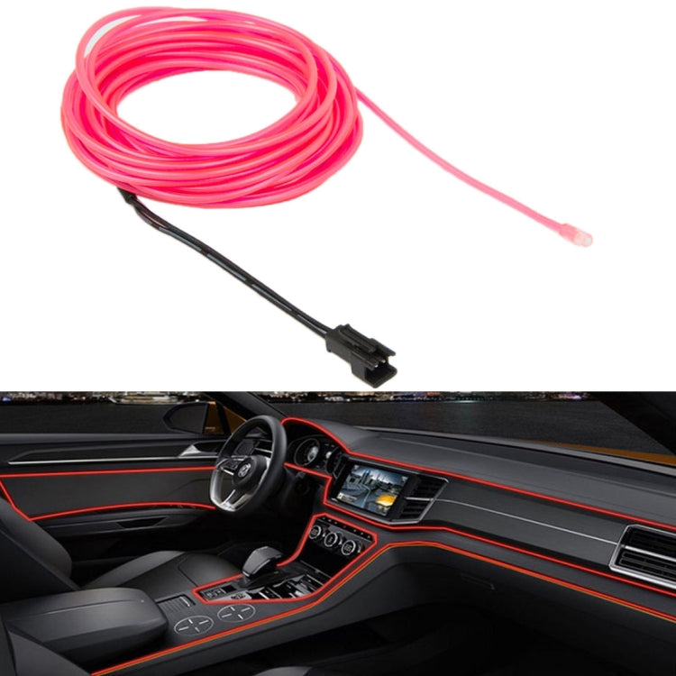 Waterproof Round Flexible Car Strip Light with Driver for Car Decoration, Length: 5m