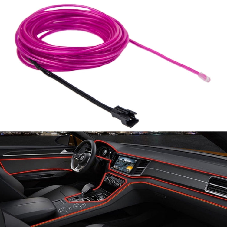 Waterproof Round Flexible Car Strip Light with Driver for Car Decoration, Length: 5m